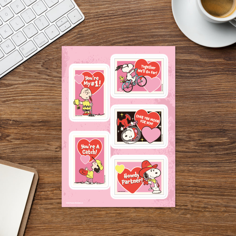 Peanuts Valentine's Day Sticker Sheet