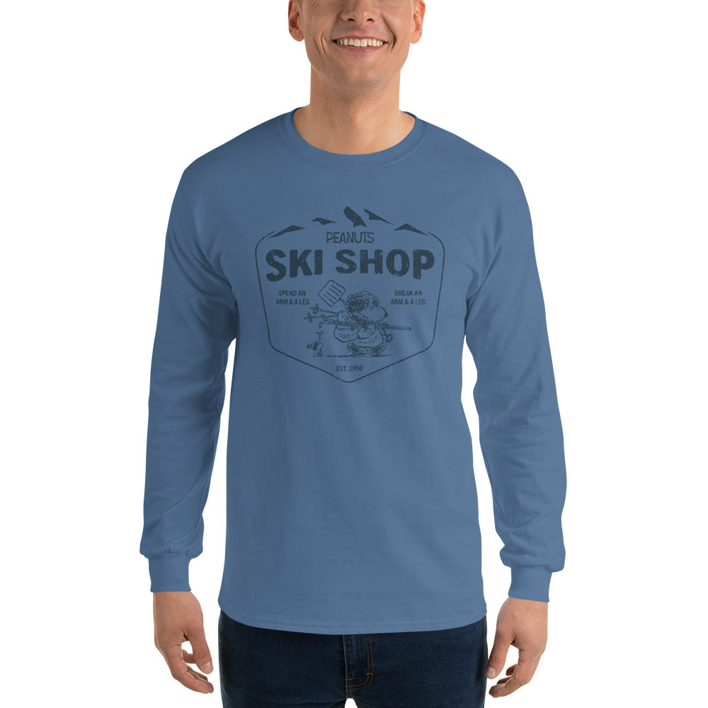 Peanuts Ski Shop Unisex Adult Long Sleeve T-Shirt