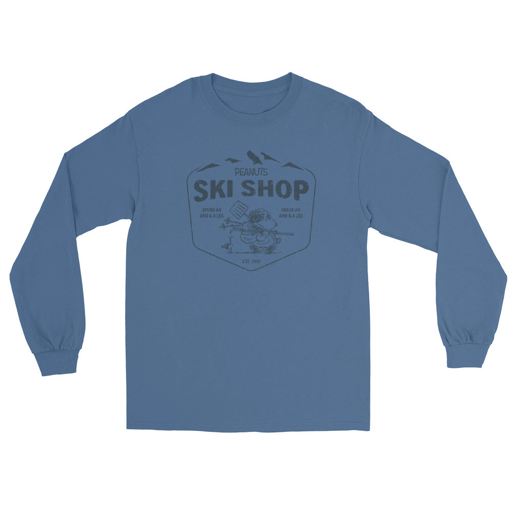 Peanuts Ski Shop Unisex Adult Long Sleeve T-Shirt