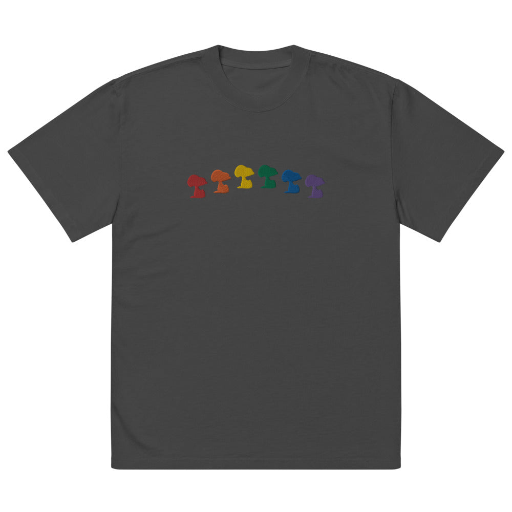 Peanuts Snoopy Rainbow Embroidered Unisex T-Shirt