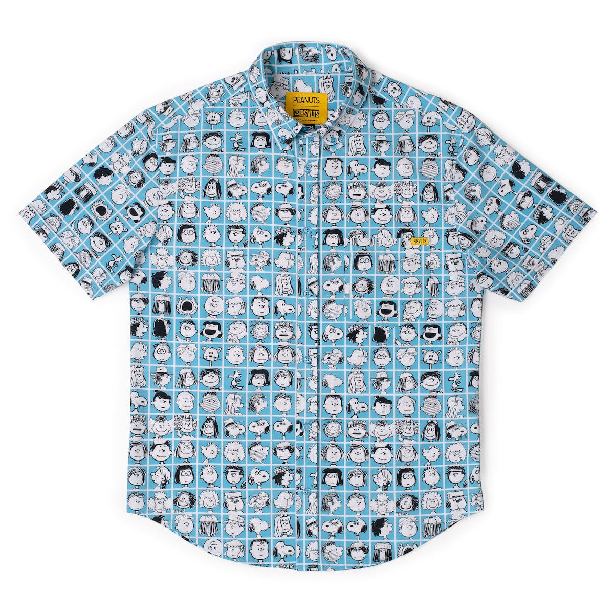 Sleeve cuff detail of the Peanuts button-down shirt