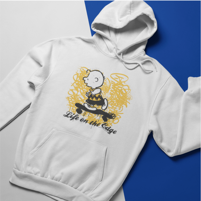 Sweat-shirt Peanuts Snoopy Flowers - Officiel, 241 G, Coupe Classique - Pour Fans De Snoopy & Charlie Brown