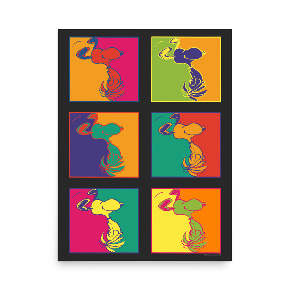 Peanuts Snoopy Repetition Premium Poster