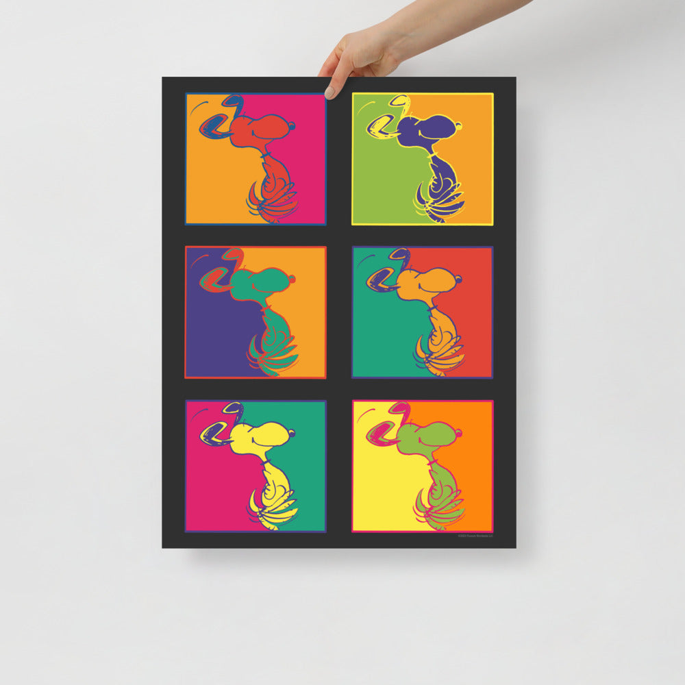 Peanuts Snoopy Repetition Premium Poster