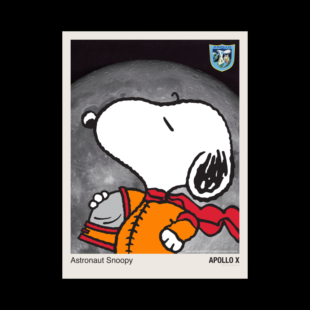 Peanuts Snoopy Astronaut Premium Poster