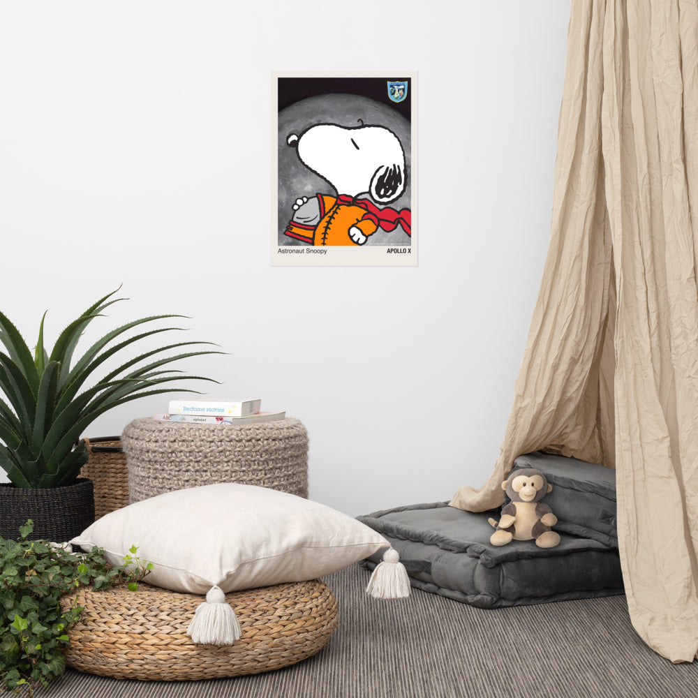 Peanuts Snoopy Astronaut Premium Poster