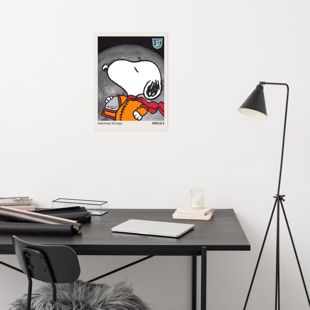 Peanuts Snoopy Astronaut Premium Poster