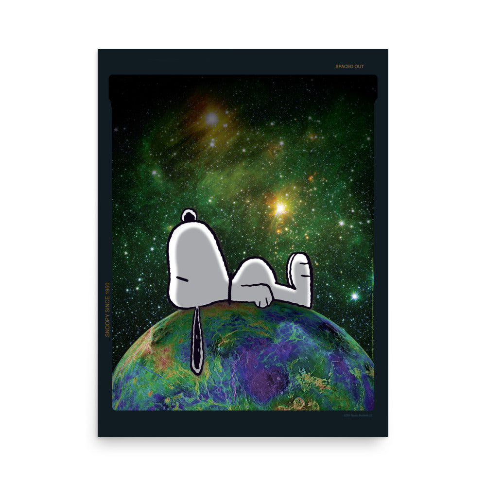 Peanuts Snoopy Space Premium Poster