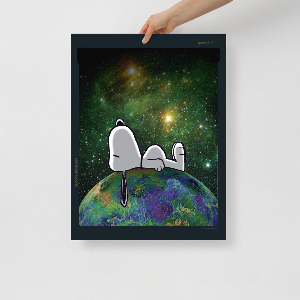 Peanuts Snoopy Space Premium Poster