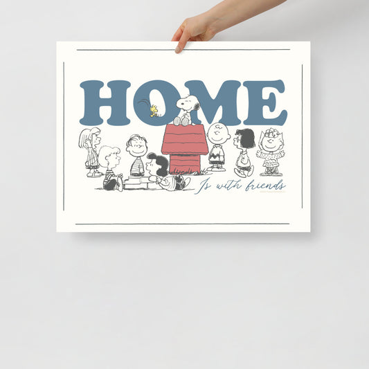 Peanuts Home Premium Poster-0