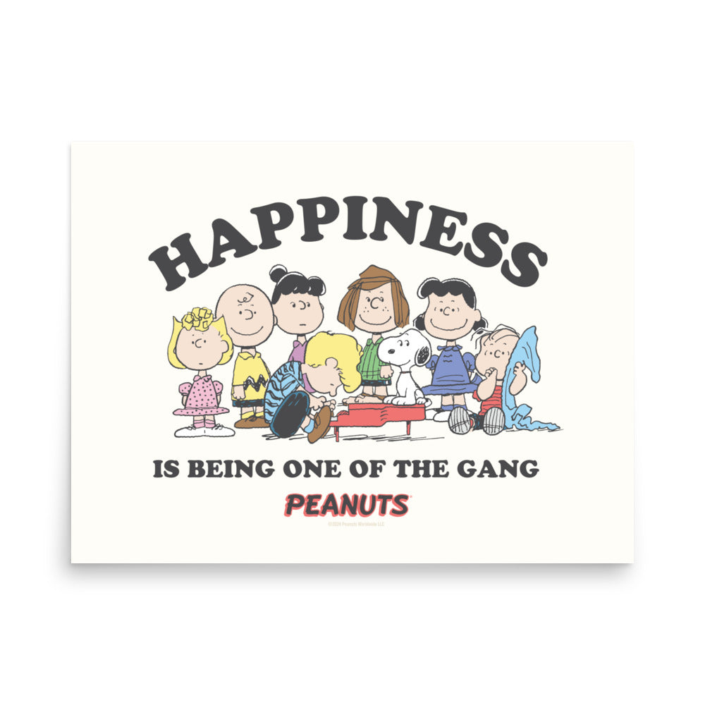 Peanuts Happiness Is Premium Poster