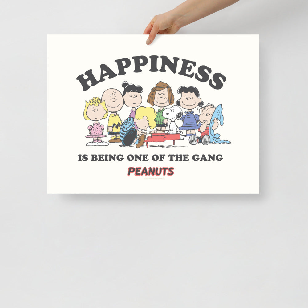 Peanuts Happiness Is Premium Poster