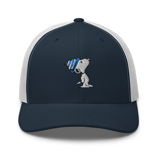 Snoopy Badge Trucker Hat-0