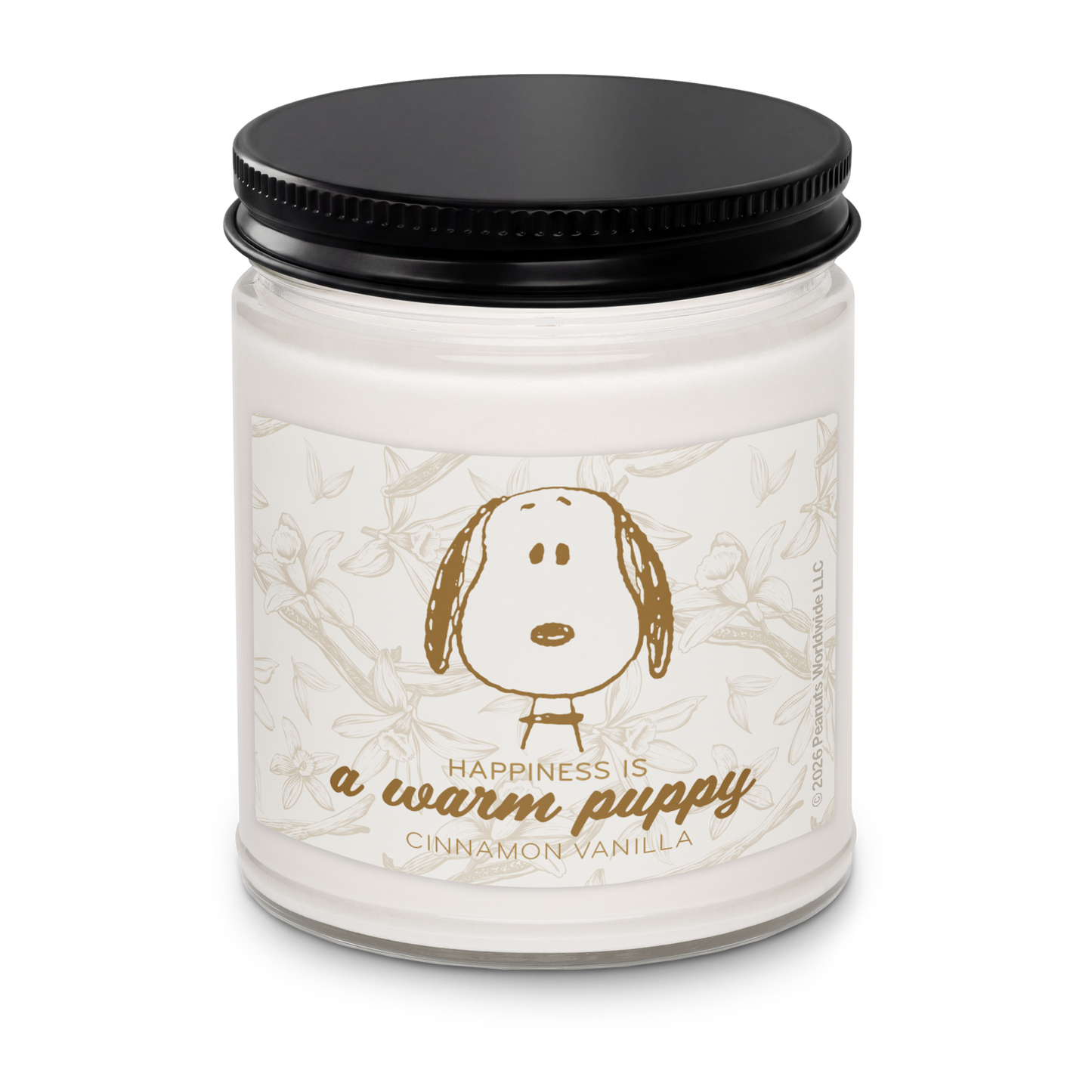 Peanuts Candle Happiness is a Warm Puppy