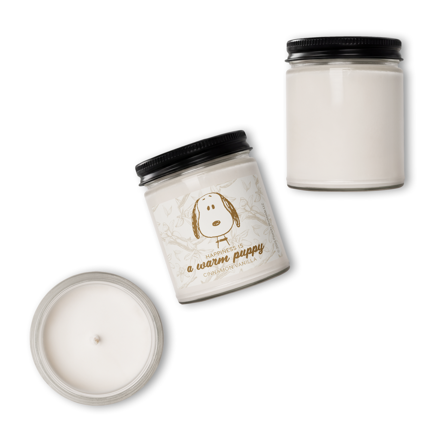 Peanuts Candle Happiness is a Warm Puppy