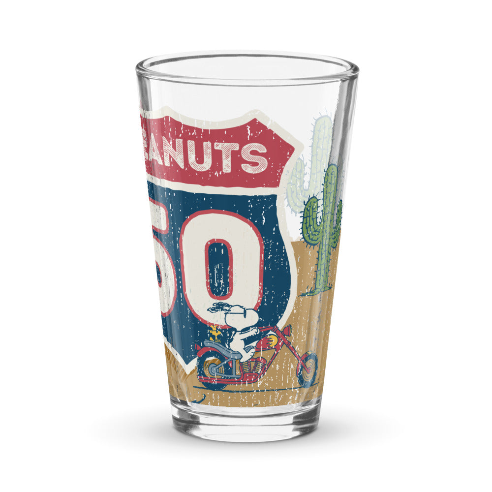 Peanuts Snoopy Desert Shaker Pint Glass