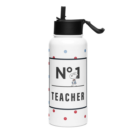 Peanuts Personalized Insulated Water Bottle No. 1 Teacher-1