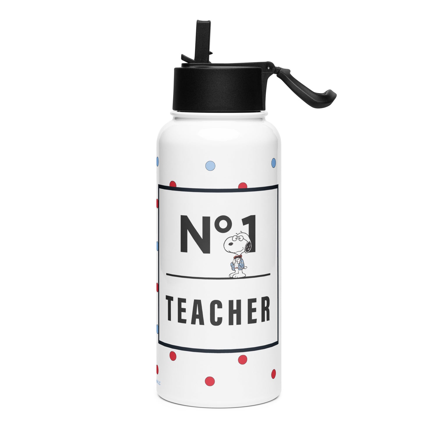 Peanuts Personalized Insulated Water Bottle No. 1 Teacher