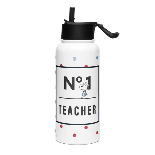 Peanuts Personalized Insulated Water Bottle No. 1 Teacher-0