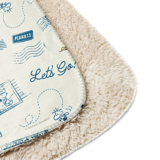 Peanuts Making Memories Sherpa Blanket-2