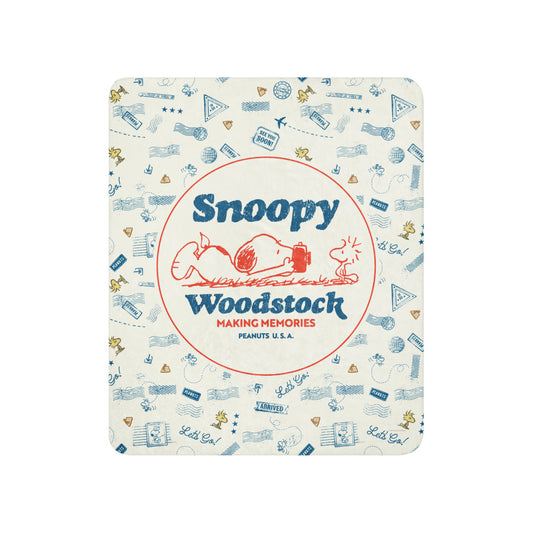 Peanuts Making Memories Sherpa Blanket-9