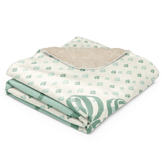 Peanuts Snoopy Personalized Baby Initials Sherpa Blanket-12