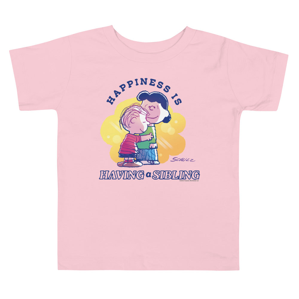 75 Years of Peanuts Happiness Is Having A Sibling Toddler T-Shirt