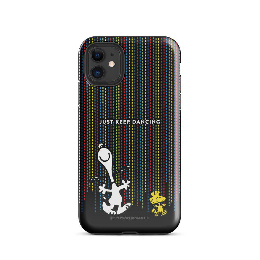 Peanuts Just Keep Dancing iPhone Case