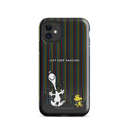 Peanuts Just Keep Dancing iPhone Case-0