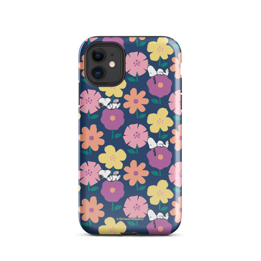 Peanuts Snoopy Floral iPhone Case