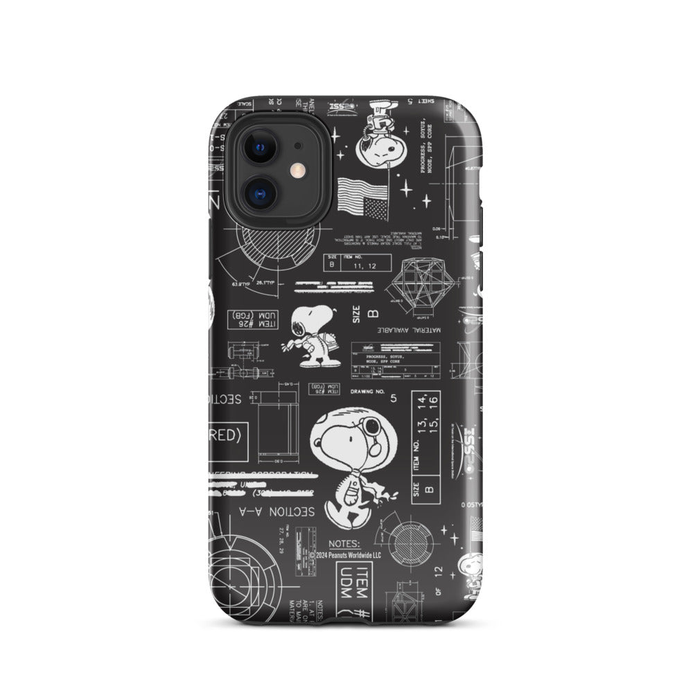 Peanuts Snoopy Space iPhone Case