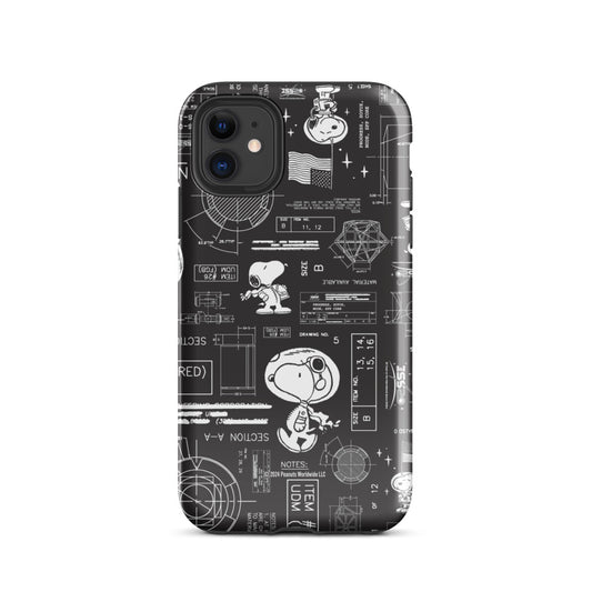 Peanuts Snoopy Space iPhone Case-0