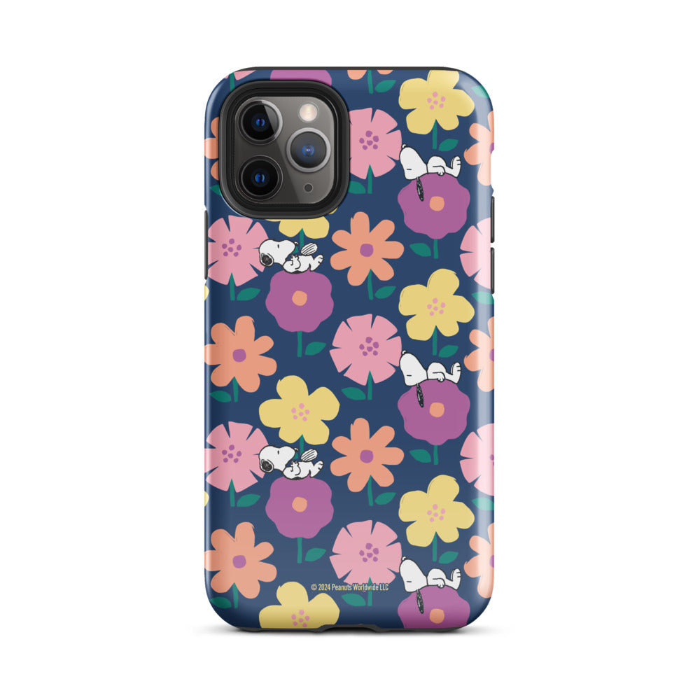 Peanuts Snoopy Floral iPhone Case