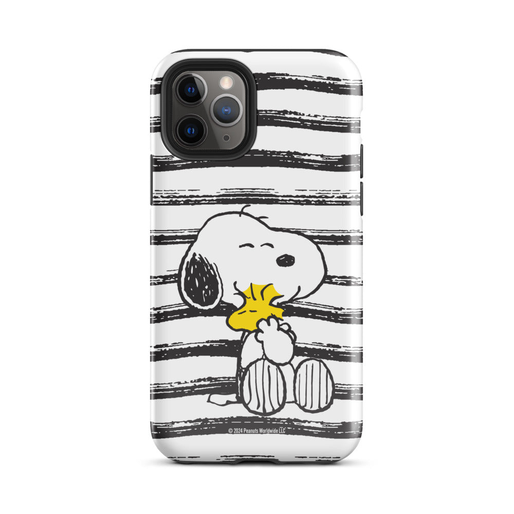 Peanuts Snoopy And Woodstock Hug iPhone Case