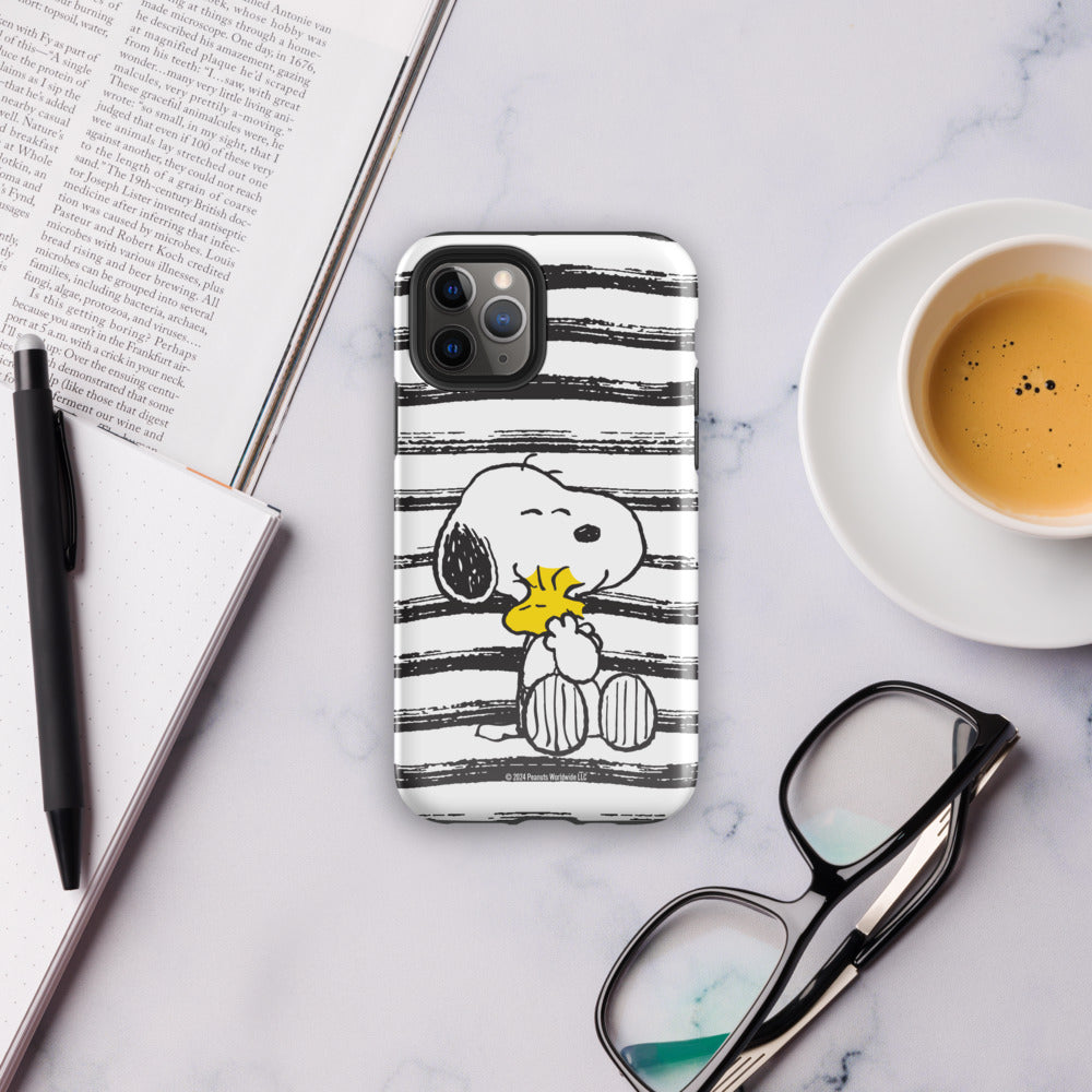 Peanuts Snoopy And Woodstock Hug iPhone Case