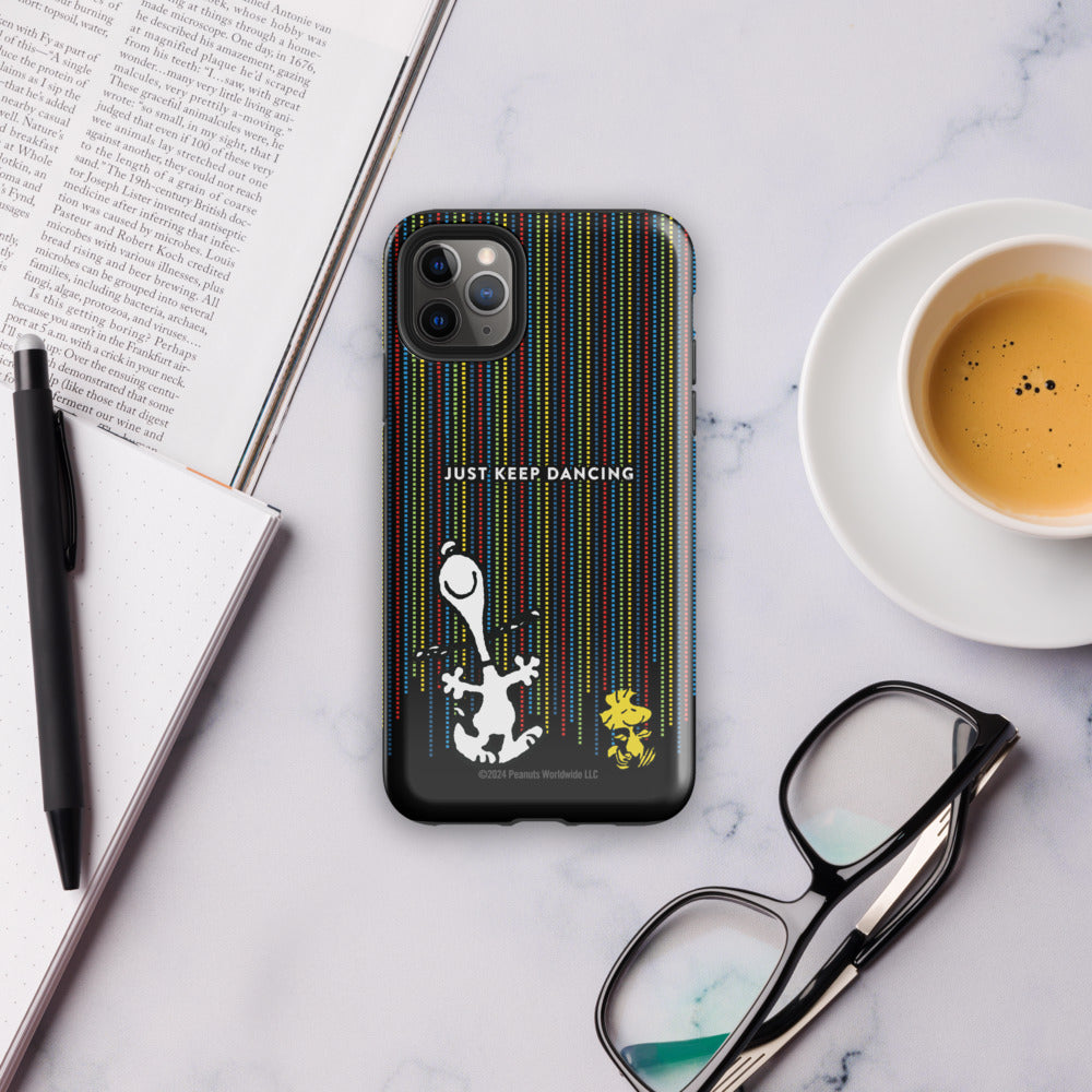 Peanuts Just Keep Dancing iPhone Case