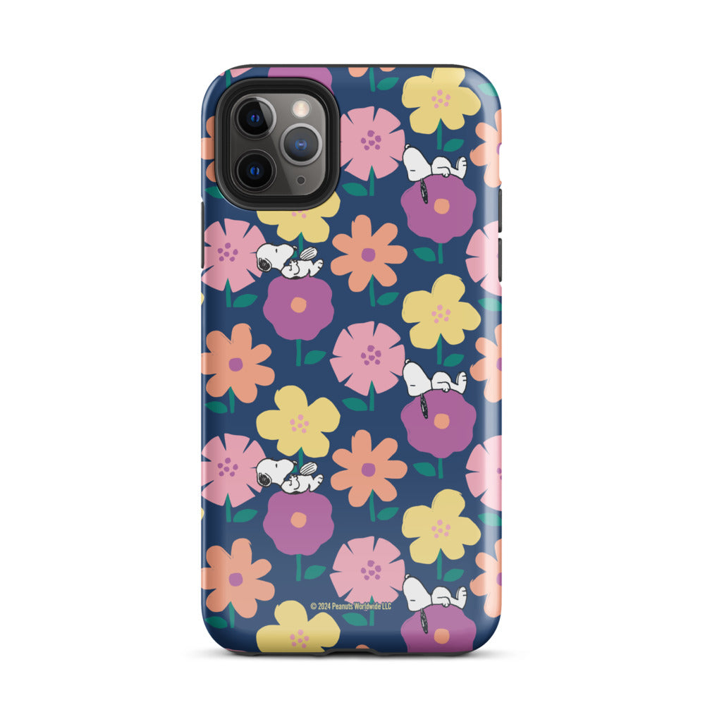 Peanuts Snoopy Floral iPhone Case