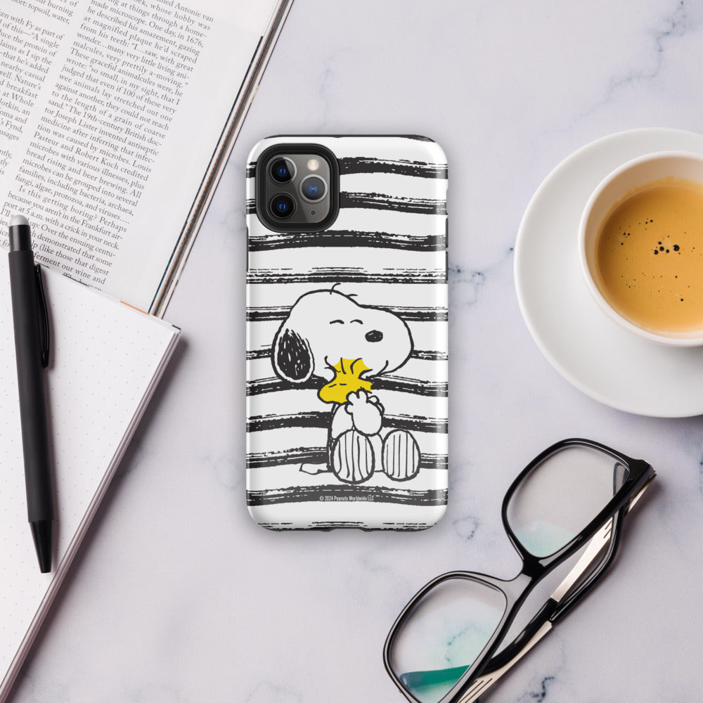 Peanuts Snoopy And Woodstock Hug iPhone Case