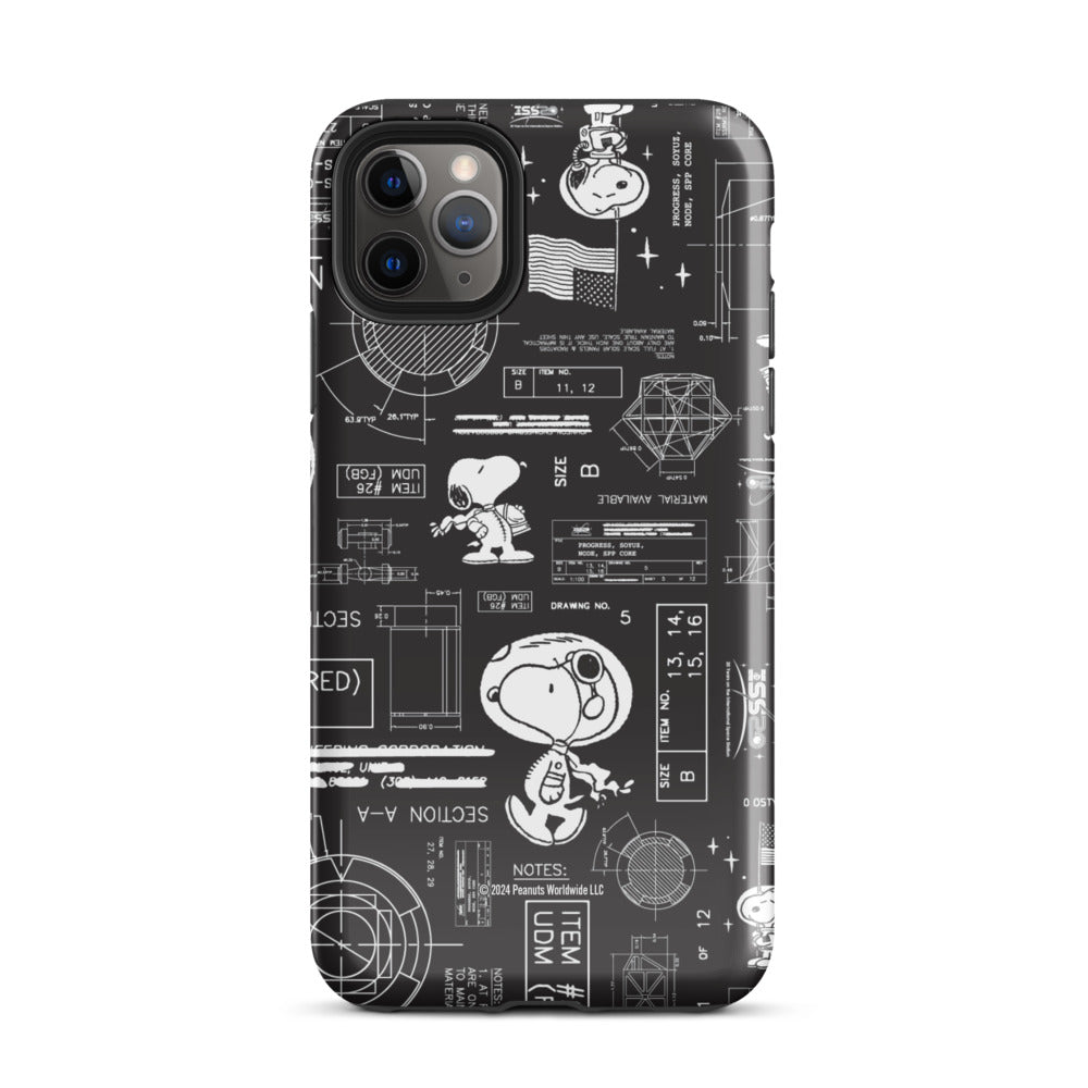 Peanuts Snoopy Space iPhone Case