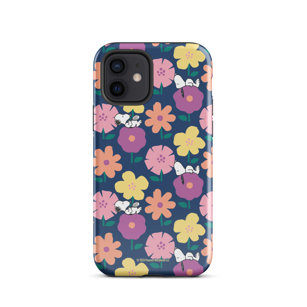 Peanuts Snoopy Floral iPhone Case