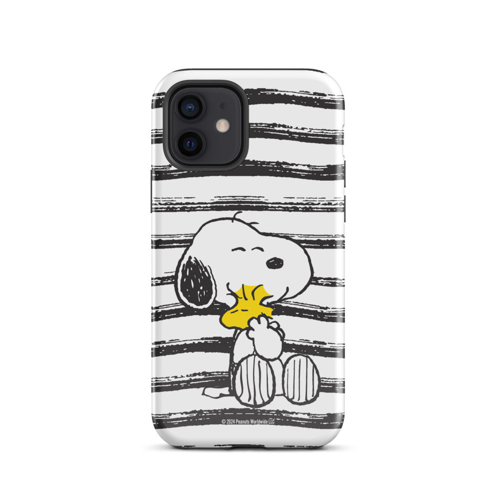 Peanuts Snoopy And Woodstock Hug iPhone Case