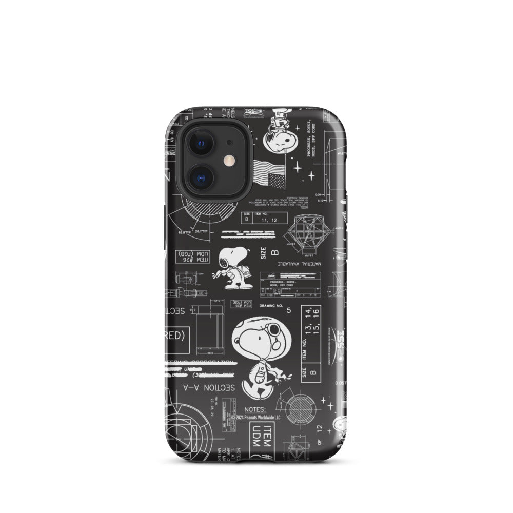 Peanuts Snoopy Space iPhone Case