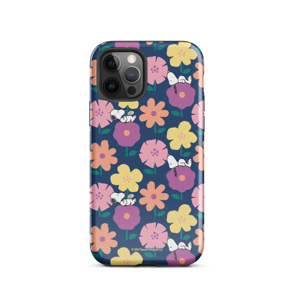 Peanuts Snoopy Floral iPhone Case