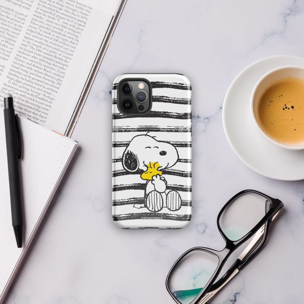 Peanuts Snoopy And Woodstock Hug iPhone Case