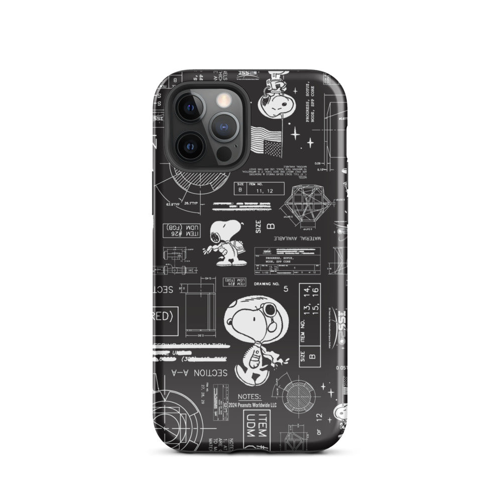 Peanuts Snoopy Space iPhone Case