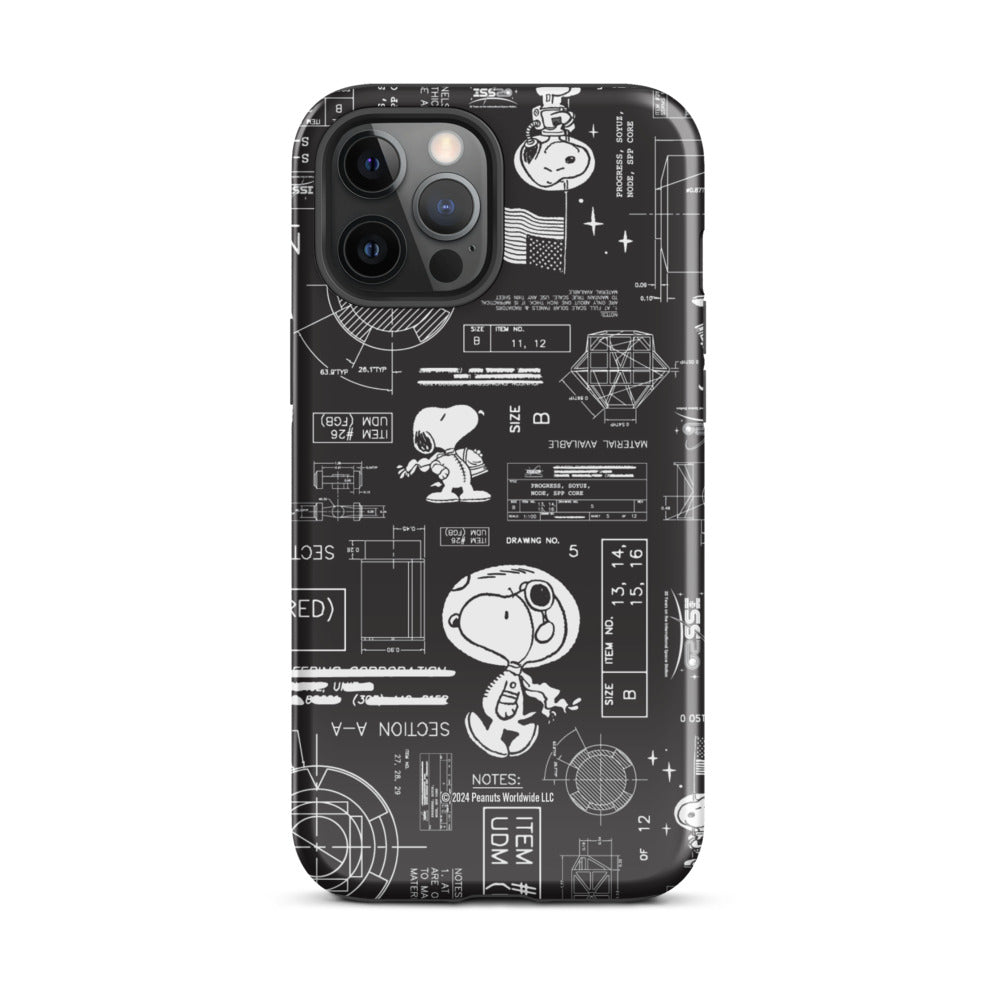 Peanuts Snoopy Space iPhone Case