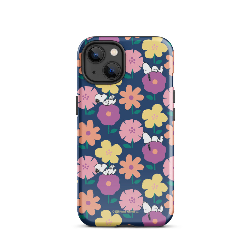 Peanuts Snoopy Floral iPhone Case