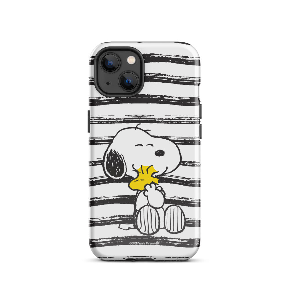 Peanuts Snoopy And Woodstock Hug iPhone Case