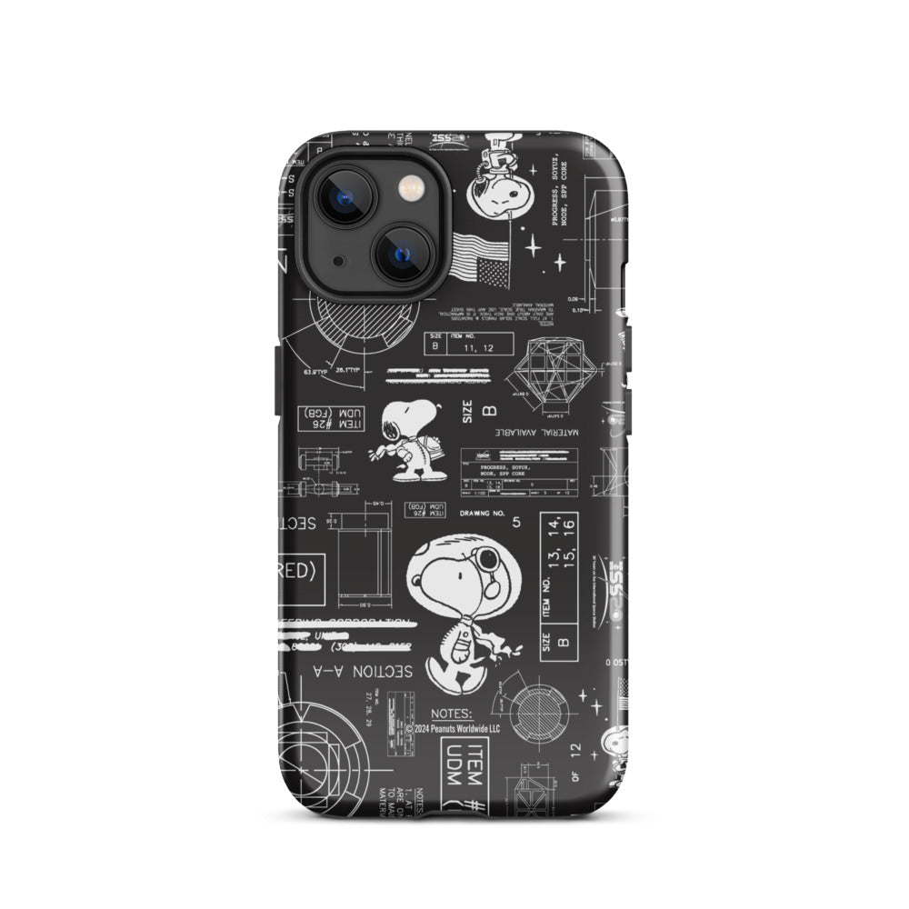 Peanuts Snoopy Space iPhone Case