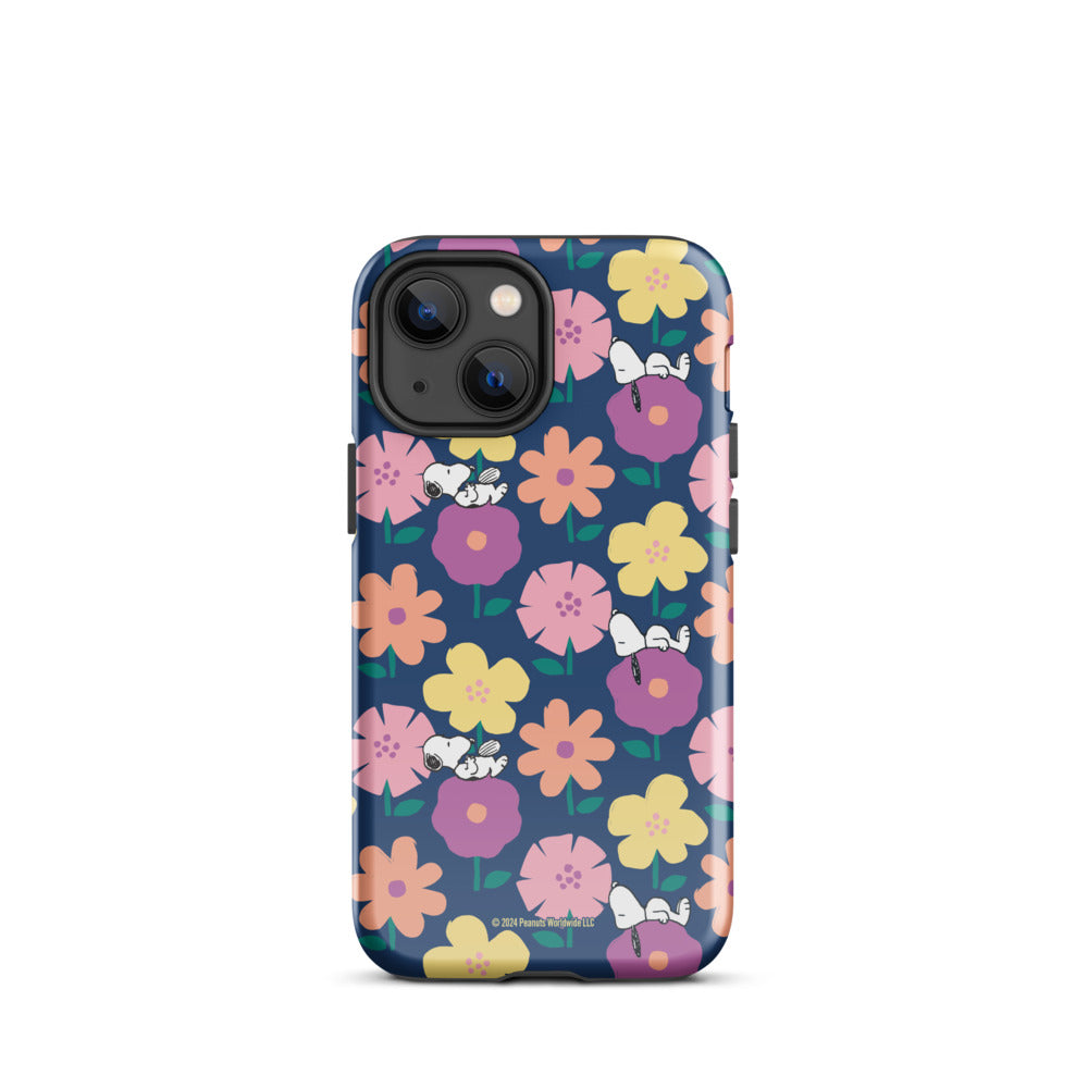 Peanuts Snoopy Floral iPhone Case